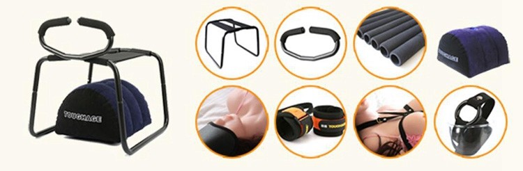 Toughage Deluxe Sex Chair And Cushion Set Enhancing Intimacy Couples Adult Love Play Toy - 1