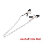 Metal Nipple Clamps With 30cm Chains Nipples Clips Adult Games Couples Sex Toys - 4