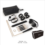 Sex Toys For Couples Leather Sm Suit Bundled With Adult Products Flirty Toy Double Button Tie To Stimulate Flirting - 5