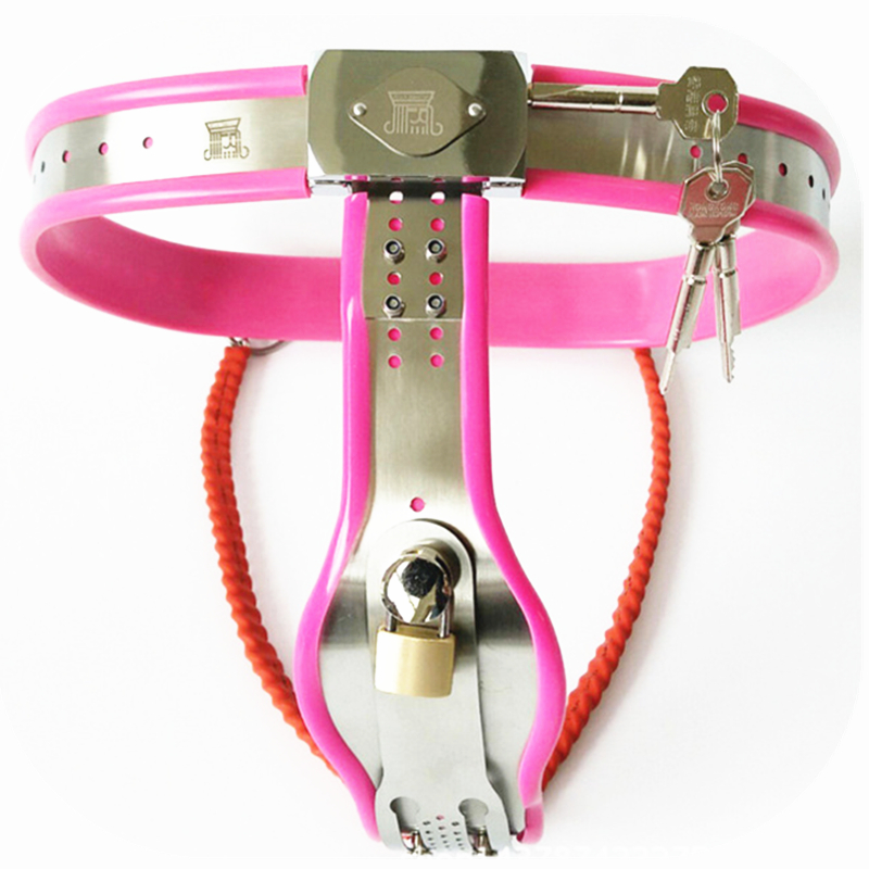 Stainless Steel Female Chastity Belt Ytype Fetish Bondage Constraint Short Pants Design With Secure Lock G7526 - 4