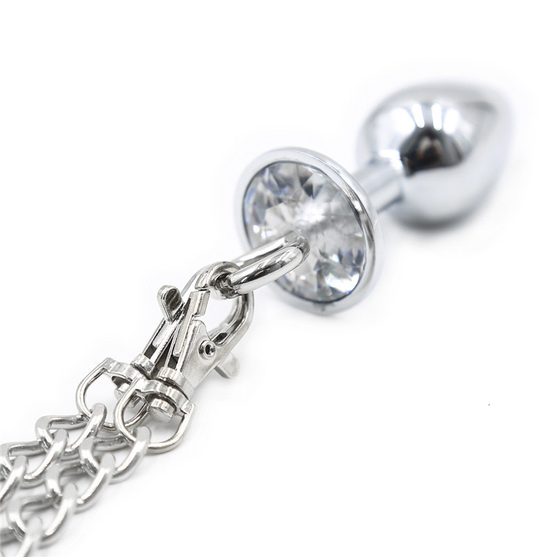 Bdsm Bondage Restraints Metal Anal Plug Handcuffs Fetish Toys For Adult Men Women And Gay Users - 3