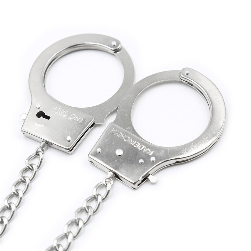 Bdsm Bondage Restraints Metal Anal Plug Handcuffs Fetish Toys For Adult Men Women And Gay Users - 4