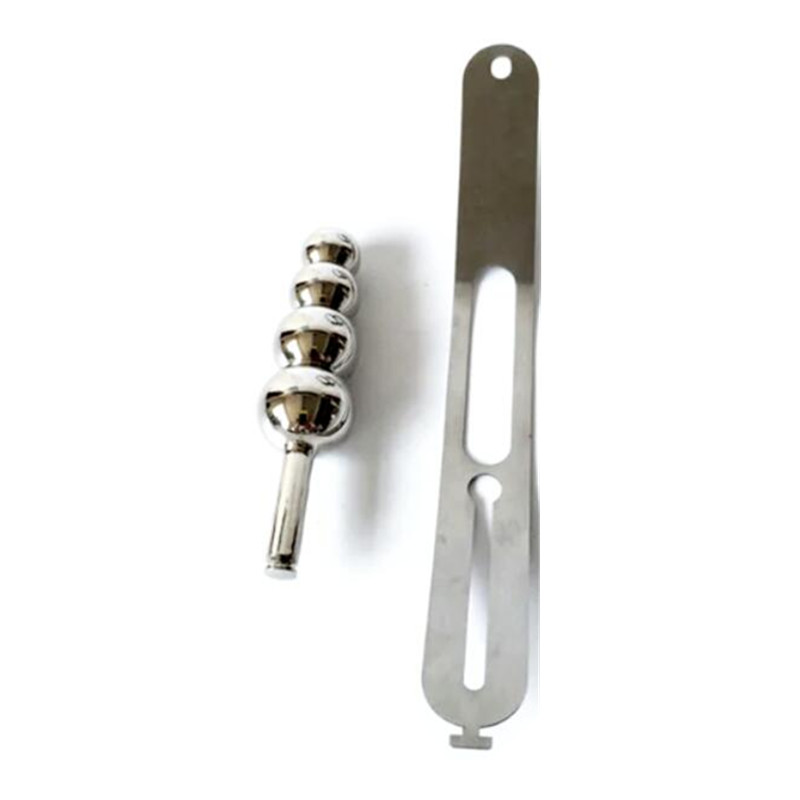 Womens Pink Chastity Belt With Thigh Rings Stainless Steel Analvaginal Plug Erotic Restraints Pants Toy G57 - 10
