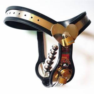 Female Chastity Belt With Anal Plug Super Soft Leather Devices Sex Products For Adult Games G7-5-30