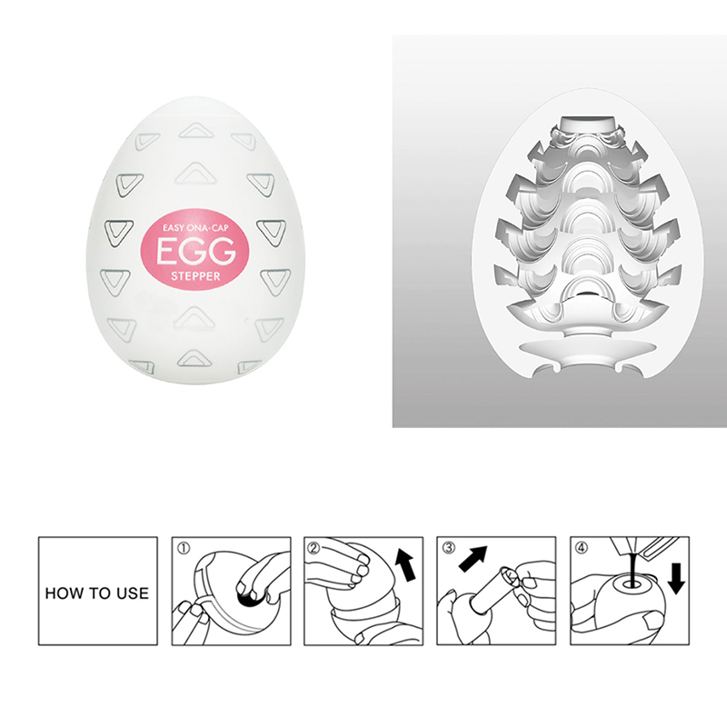 Realistic Vagina Eggs Male Masturbator Adult Erotic Sex Toys Penis Trainer For Men Sensual Pleasure Enhancer - 2