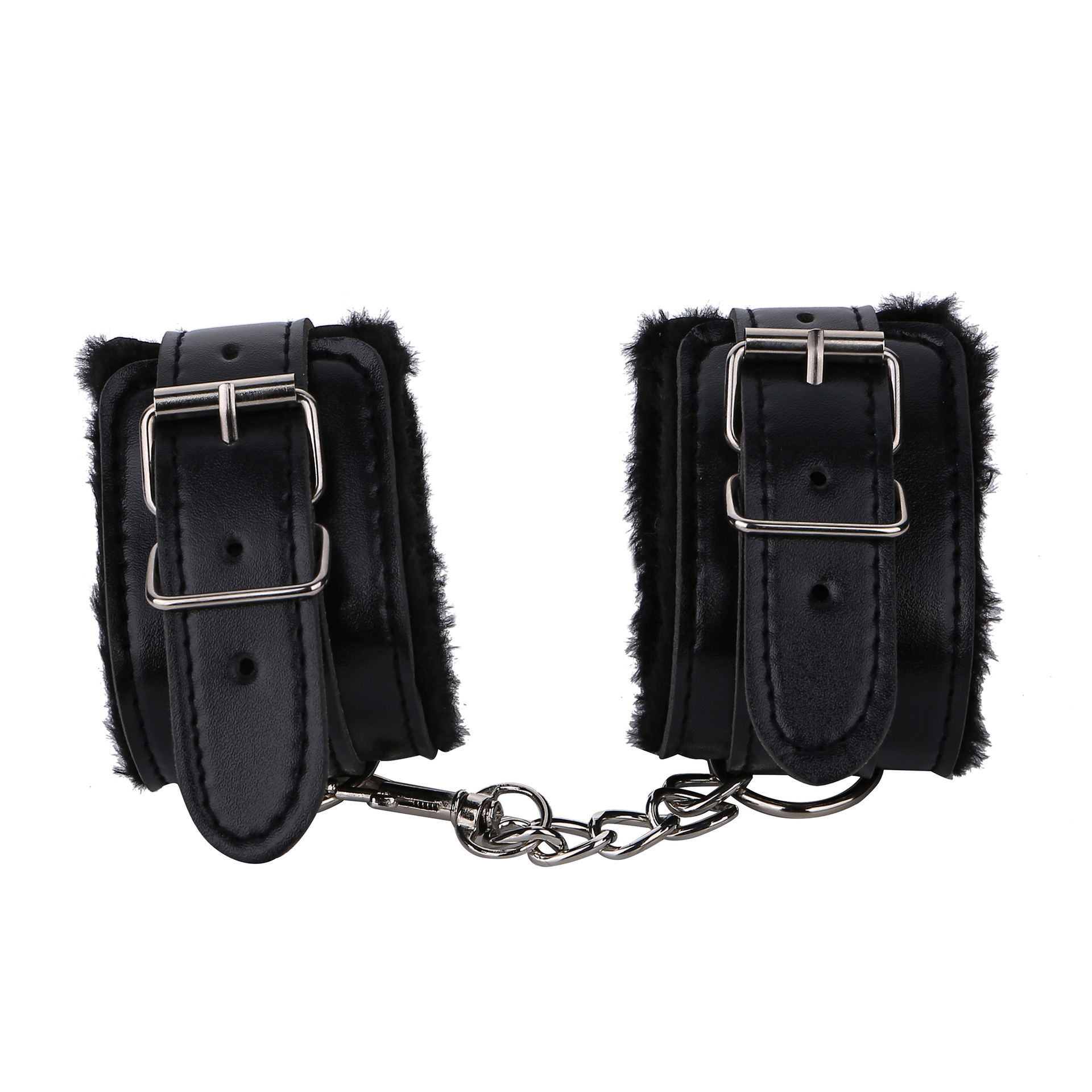 10piece Adult Intimacy Kit Bdsm Handcuffs Plush Leather Set Couples Sensual Play Orgasm Enhancer - 4