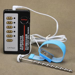 Penis Urethral Sound Chastity Plug Pulse Stimulator Electric Shock Adult Sex Products