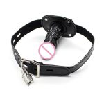Silicone Lifelike Penis Realistic Dildo Gag Mouth Bite Plug Bdsm Adult Games Toys Bondage Chastity Devices Sm Products