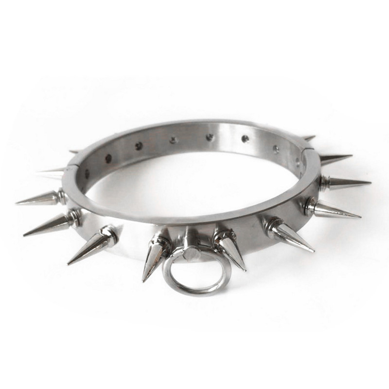 Stainless Steel Bdsm Ankle Cuff Shackles With Secure Barbed Lock For Male Bondage G620 - 4