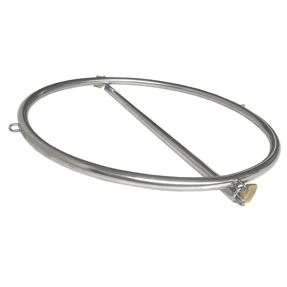 Stainless Steel Bdsm Bondage Restraints Adult Sex Toy For Knees Elbows Hips Lock Cuffs - 4