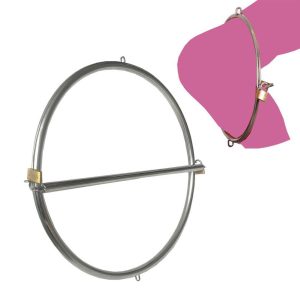 Stainless Steel Sex Slave Torture Game Toy Knees And Elbows Hips Lock Cuffs Bdsm Bondage Restraints ???? Toys For Adult