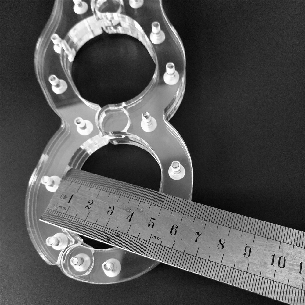 Luxurious Clear Crystal Bdsm Restraints Fetish Handcuffs And Ankle Cuffs Adult Sex Toy For Men And Women - 4