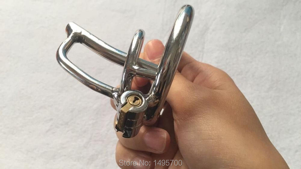 Stainless Steel Male Chastity Belt Bdsm Lock Device Cb6000s Model Durable And Secure - 5