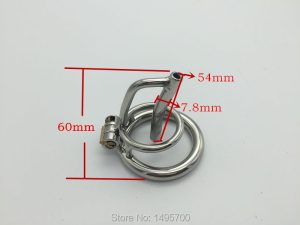 Bdsm Male Chastity Lock Stainless Steel Appliances Belt Cb6000s - 2