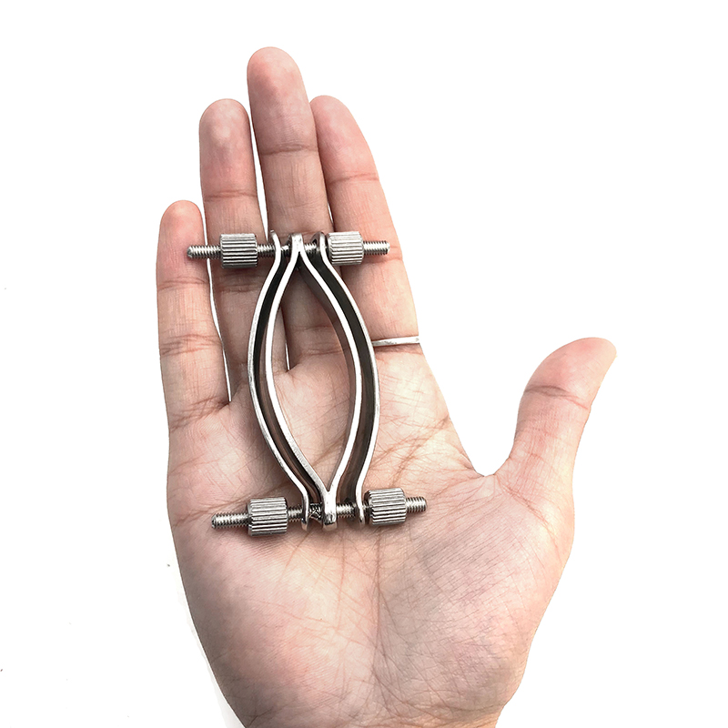 Stainless Steel Gspot Stimulation Toy Adjustable Labia Clip Clitoris Shelf For Female Pleasure - 5