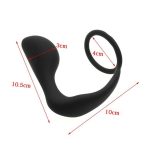 Silicone Cock Cage Ring Male Prostate Massager Adult Sex Products Toys For Men Masturbatorv Anal Plug Butt Gay - 2