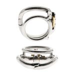 Chastity Training Ring Hinged Stainless Steel Ball Stretch Penis Exercise Scrotum Stretcher Sex Toy - 4