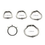 Chastity Training Ring Hinged Stainless Steel Ball Stretch Penis Exercise Scrotum Stretcher Sex Toy - 3
