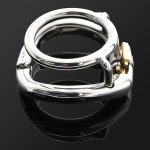 Chastity Training Ring Hinged Stainless Steel Ball Stretch Penis Exercise Scrotum Stretcher Sex Toy