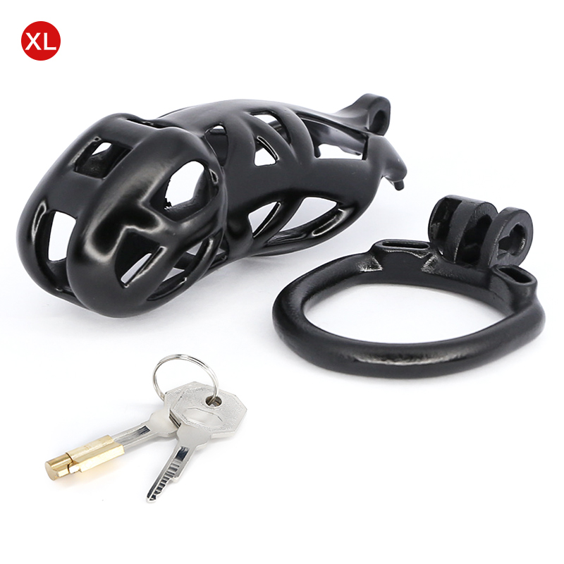 Lockable Male Chastity Device 3d Printed Penis Sleeve Cock Cage With Rings Adult Pleasure Games Sex Toy For Men - 13