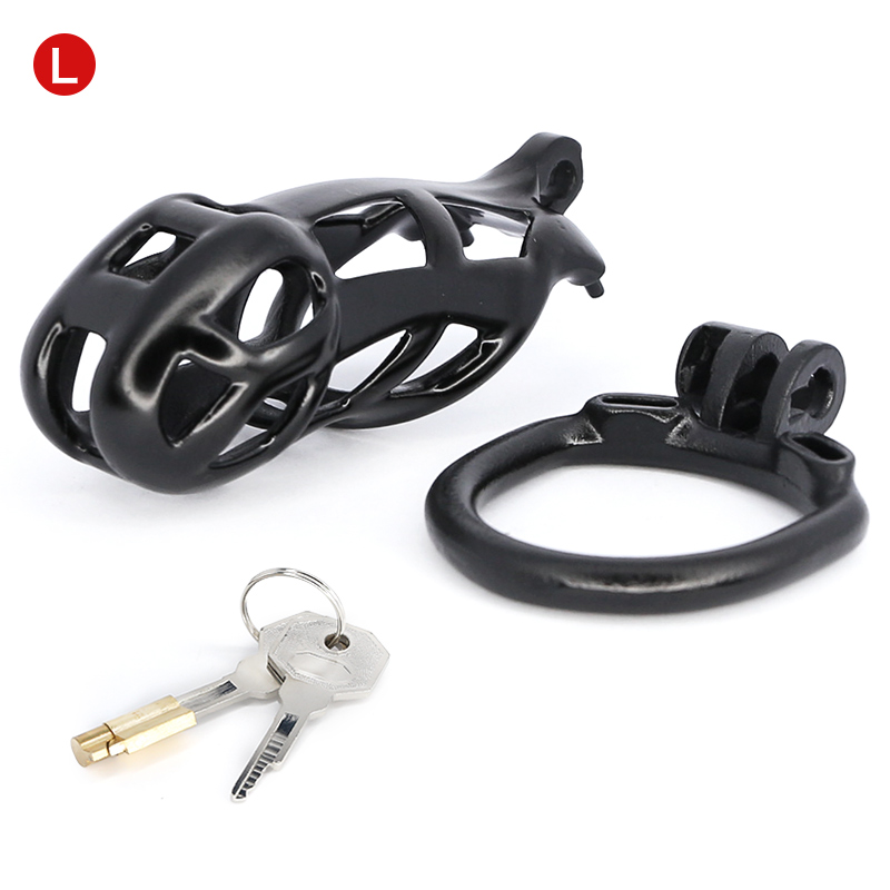 Lockable Male Chastity Device 3d Printed Penis Sleeve Cock Cage With Rings Adult Pleasure Games Sex Toy For Men - 10