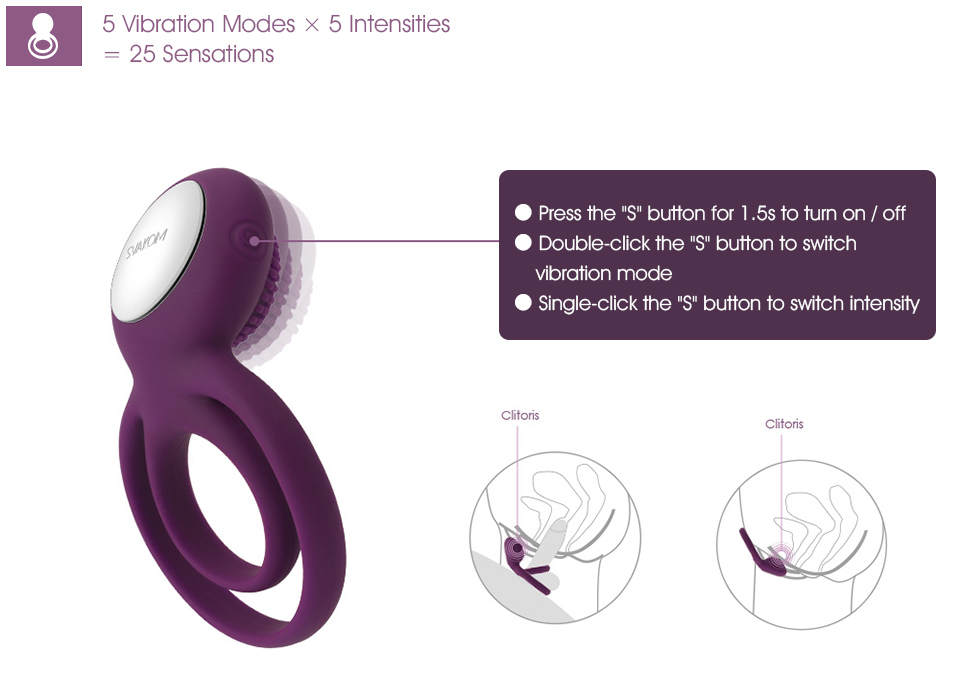 Silicone Penis Vibrator With Double Cock And Ball Rings Sexual Enhancement Toy For Men Ideal For Couples Play - 4