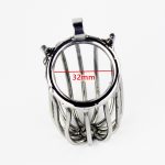 Stealth Lock Chastity Cage Stainless Steel Male Device Sex Toys For Men Penis Cock Ring - 4
