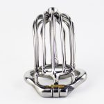 Stealth Lock Chastity Cage Stainless Steel Male Device Sex Toys For Men Penis Cock Ring - 2