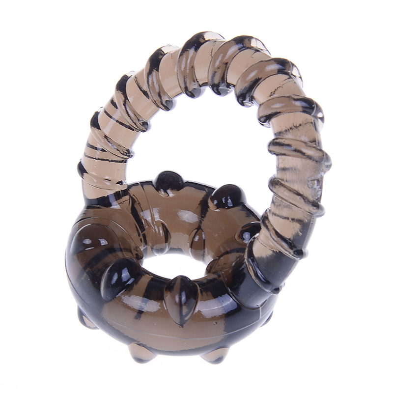Dual Penis Ring Ejaculation Control Erection Enhancer Prolonged Orgasm Erotic Adult Sex Toy For Men - 4