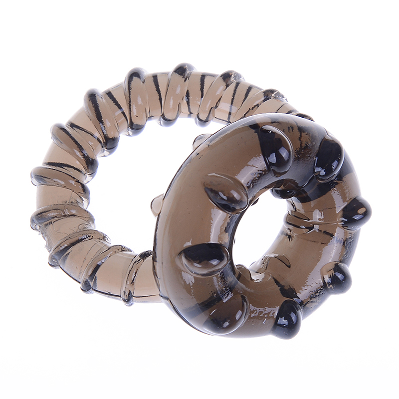 Dual Penis Ring Ejaculation Control Erection Enhancer Prolonged Orgasm Erotic Adult Sex Toy For Men - 3