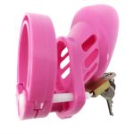 Pink Plastic Male Chastity Device Penis Ring Cb6000 Cb6000s Cock Cage Lock Adult Games Sex Toys G7-3-5 - 6