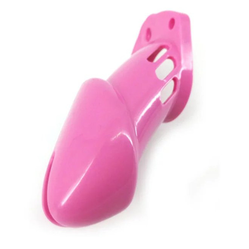 Pink Male Chastity Device Cb6000 Cb6000s Durable Plastic Cock Cage Lock Adult Intimacy Game Sex Toy - 12