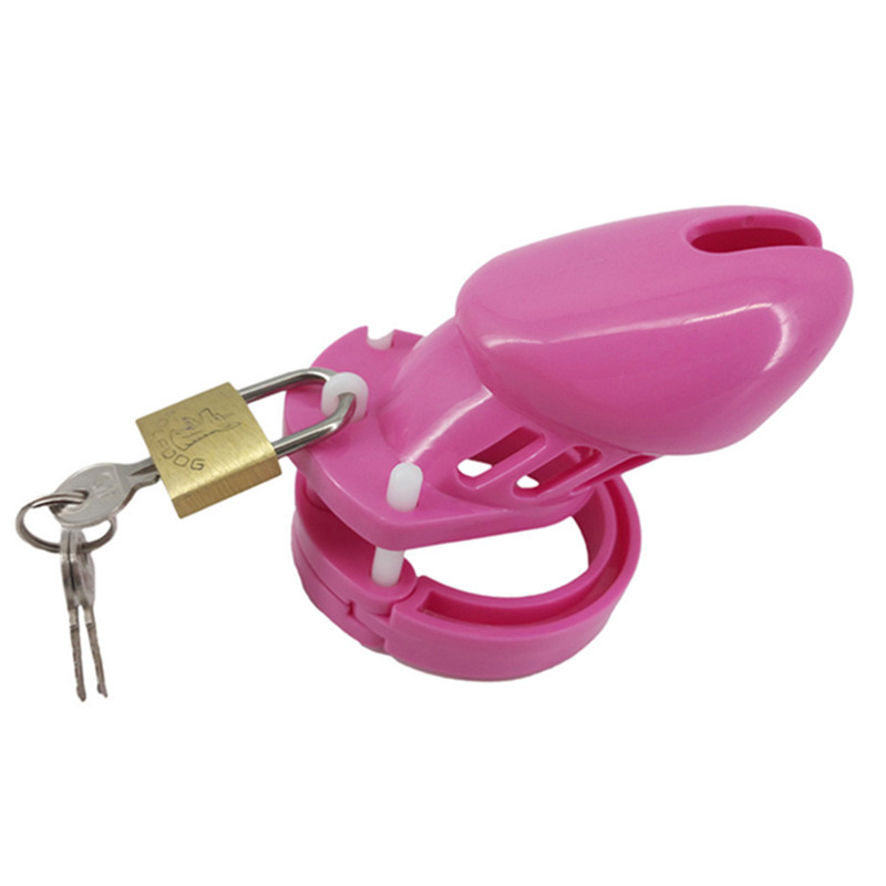 Pink Male Chastity Device Cb6000 Cb6000s Durable Plastic Cock Cage Lock Adult Intimacy Game Sex Toy - 10