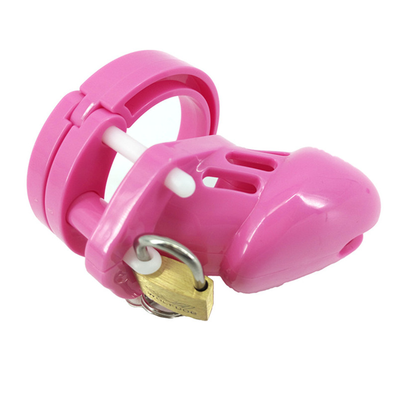 Pink Male Chastity Device Cb6000 Cb6000s Durable Plastic Cock Cage Lock Adult Intimacy Game Sex Toy - 8