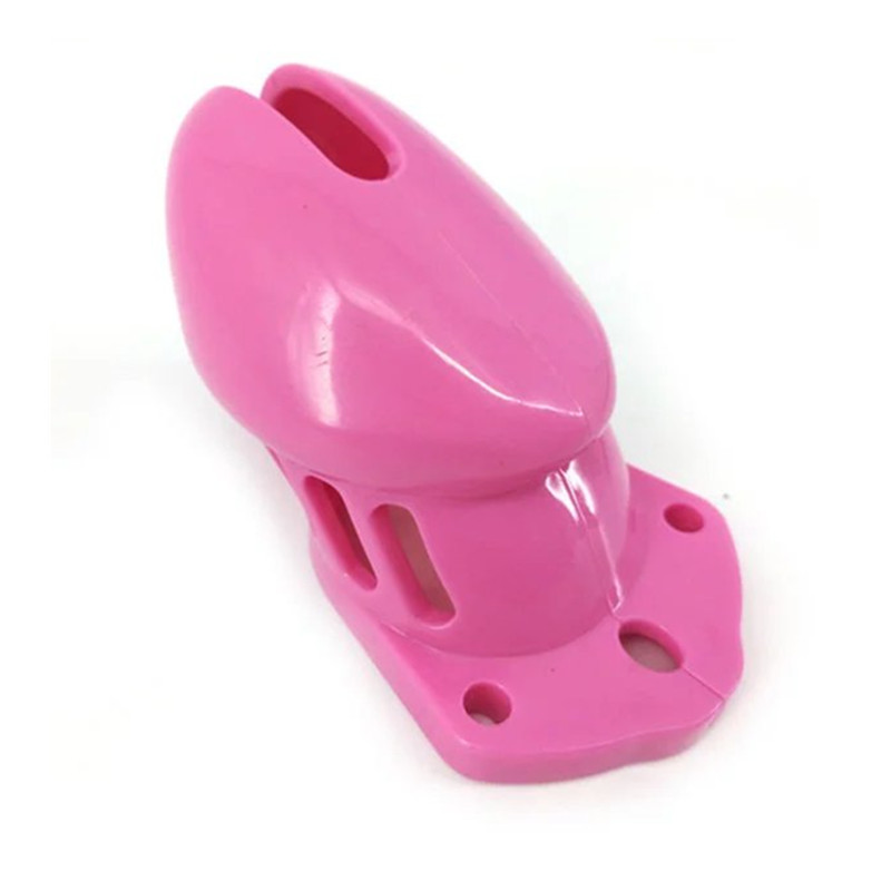 Pink Male Chastity Device Cb6000 Cb6000s Durable Plastic Cock Cage Lock Adult Intimacy Game Sex Toy - 6