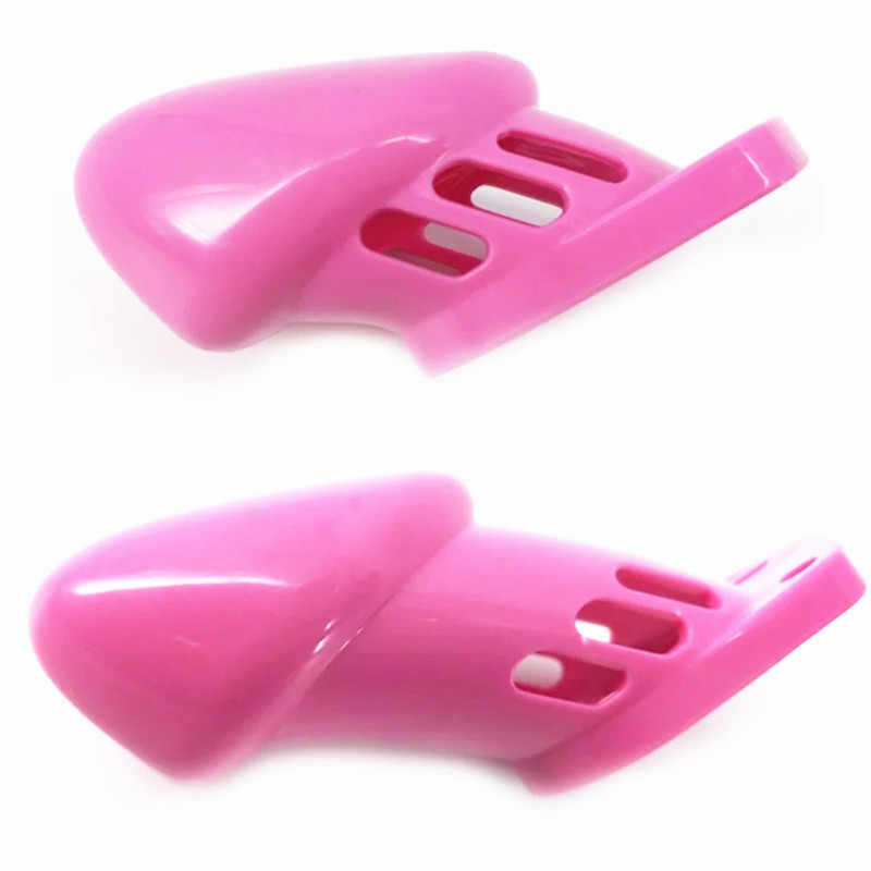 Pink Male Chastity Device Cb6000 Cb6000s Durable Plastic Cock Cage Lock Adult Intimacy Game Sex Toy - 2
