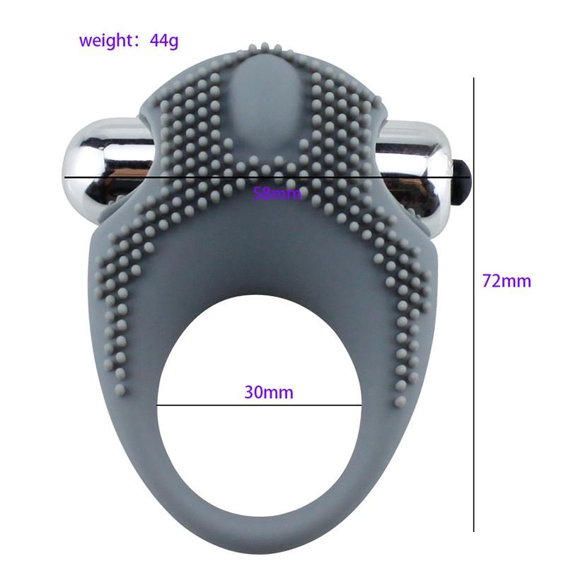 Couples Pleasure Ring With Vibrating Clitoris Stimulator Erotic Time Delay Sex Toy - 8