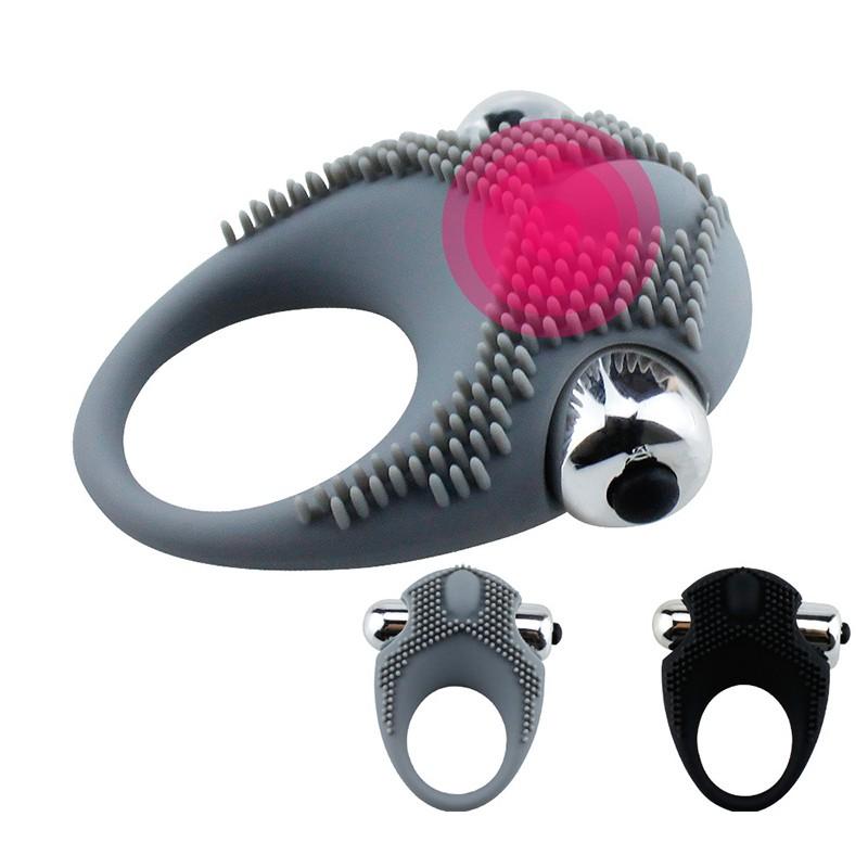 Couples Pleasure Ring With Vibrating Clitoris Stimulator Erotic Time Delay Sex Toy - 6