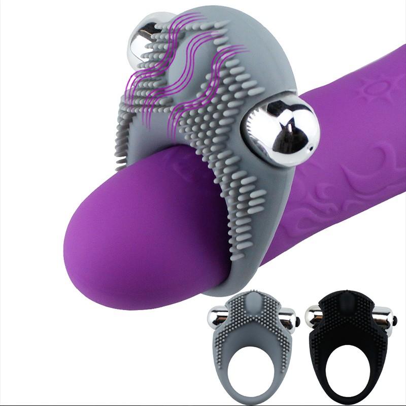 Couples Pleasure Ring With Vibrating Clitoris Stimulator Erotic Time Delay Sex Toy - 5