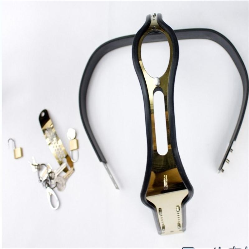 Stainless Steel Titanium Tstyle Female Chastity Belt Bdsm Bondage Gear Secure Vaginal Panties For Women - 6