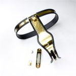 Stainless Steel Titanium T-style Female Chastity Belt Bdsm Bondage Vagina Belts Panties For Woman