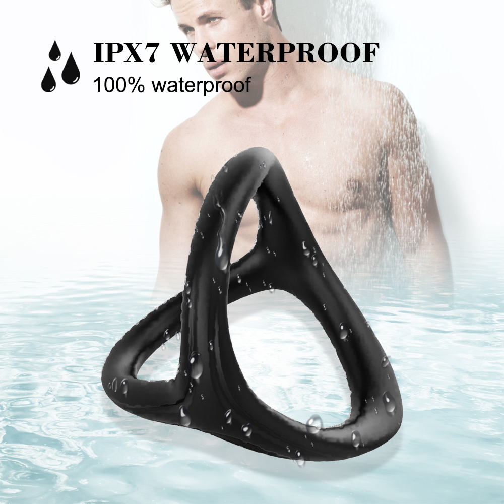 Male Chastity Device Silicone Penis Rings Delay Ejaculation Enhancer Adult Erotic Games Mens Sexual Health Toy - 1