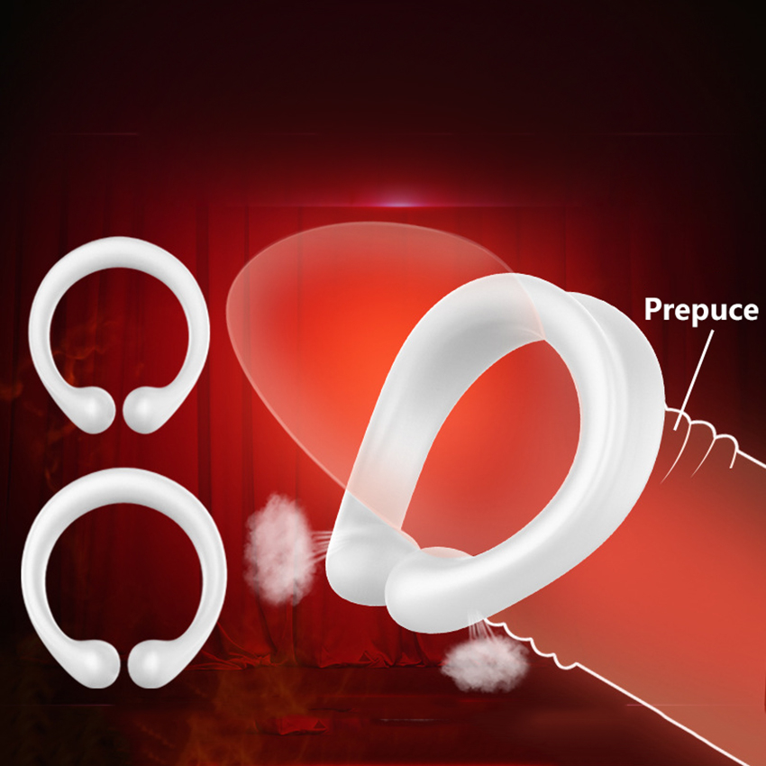 Ctype Cock Ring For Men Foreskin Correction Ejaculation Delay Resistance Training Adult Sex Toy - 4
