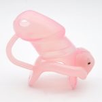 Ht V3 Cock Cage Penis Ring Male Small Standard Silicone With Fixed Resin Chastity Device Adult Sex Toys A360-3 - 2