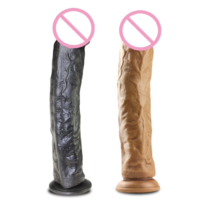 Womens Quality Realistic Large Cock Soft Skin Penis Trainer Enlargement Extender Tool - 2