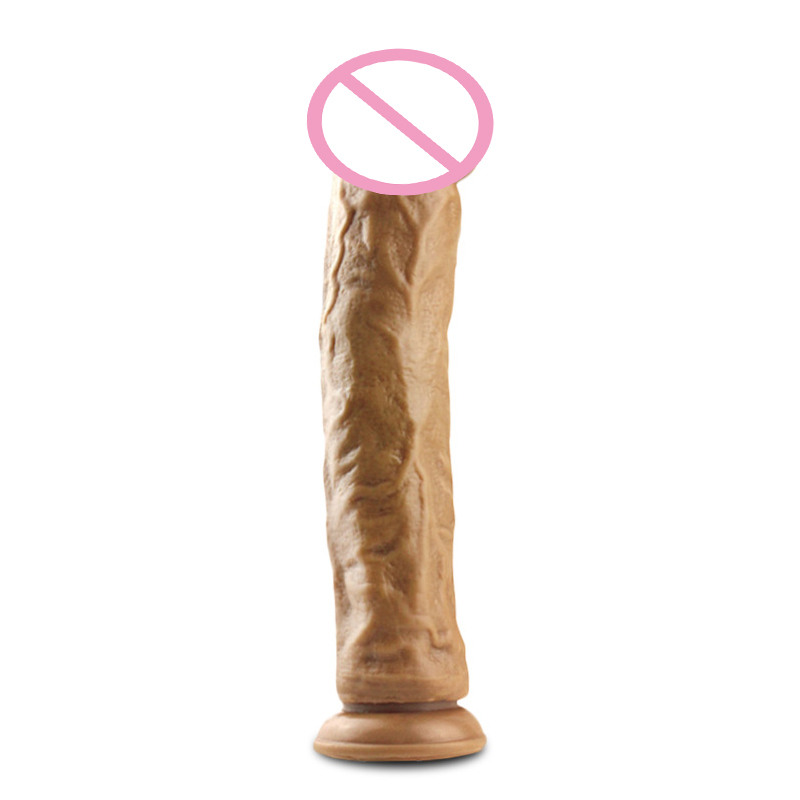 Womens Quality Realistic Large Cock Soft Skin Penis Trainer Enlargement Extender Tool - 5