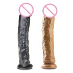 Women Realistic Large Cock Soft Skin Penis Trainer Enlargement Extender Dick