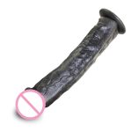 Women Realistic Large Cock Soft Skin Penis Trainer Enlargement Extender Dick - 3