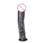 Women Realistic Large Cock Soft Skin Penis Trainer Enlargement Extender Dick - 4