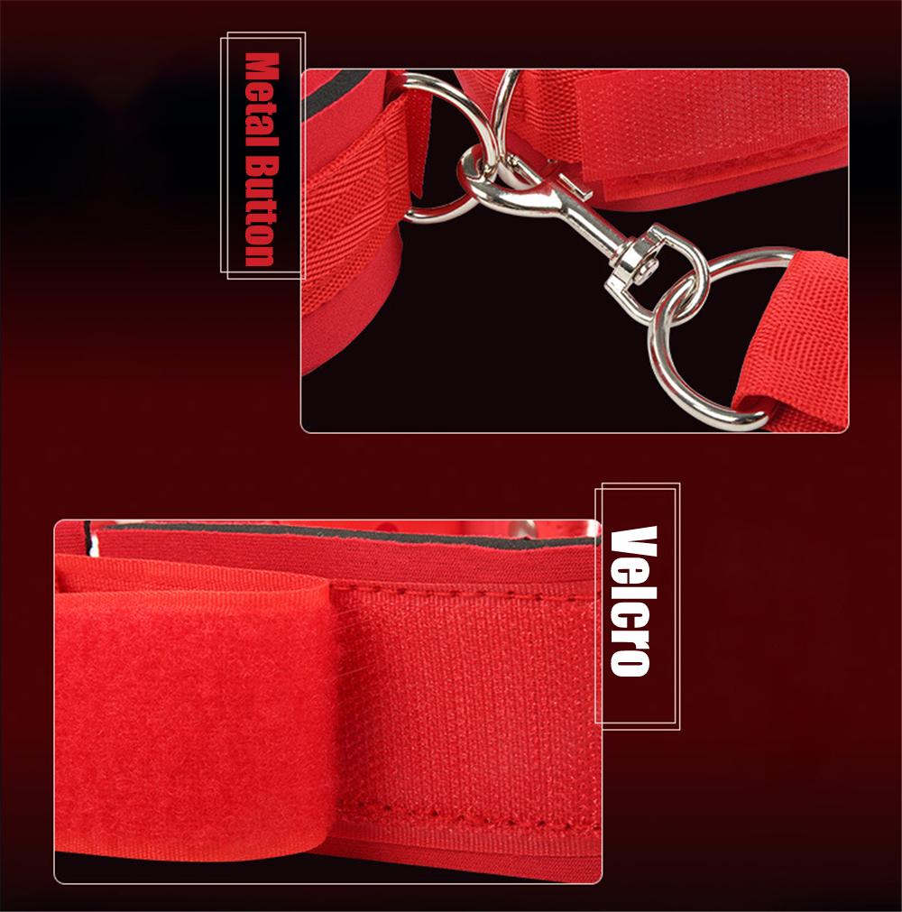 Adult Bdsm Handcuffs And Ball Gag Set Durable Bondage Restraints For Couples Role Play Sm Slave Toys - 7